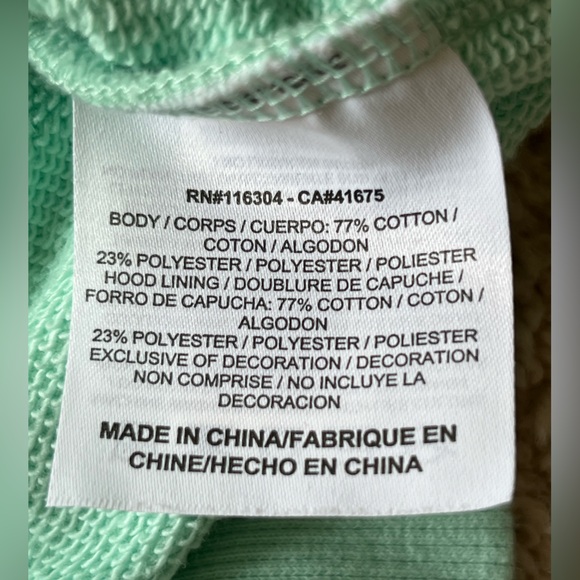 🆕 Converse Mint Green Hoodie So Soft! - Picture 4 of 7